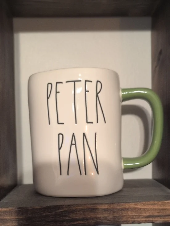 Rae Dunn White Ceramic Mug Base with Black Logo - Picture 1 of 3